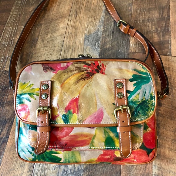 NWT Nash Patricia Women/'s Black Vintage European Italian Leather Crossbody Bag
